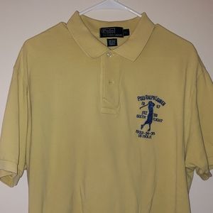 Polo by Ralph Lauren mens short sleeve shirt size Extra Large yellow